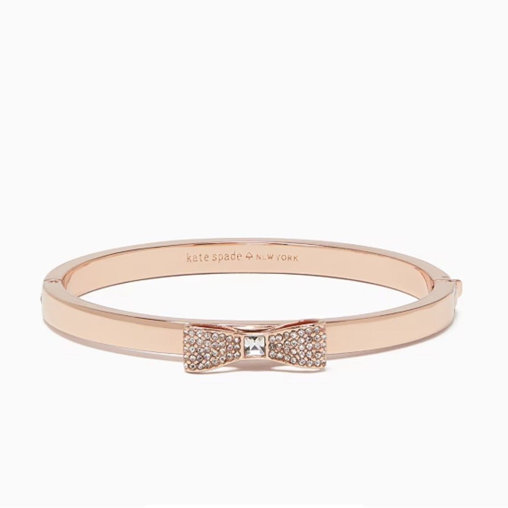 NWT Kate Spade Ready Set Bow Pave Bow Bangle